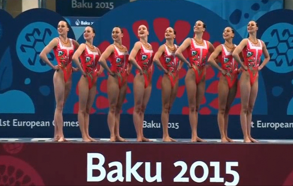 Rusiyalı üzgüçülər "Bakı 2015"-də fərqləndilər