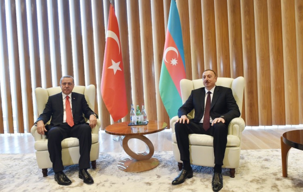 President Ilham Aliyev met with Turkish President Recep Tayyip Erdogan