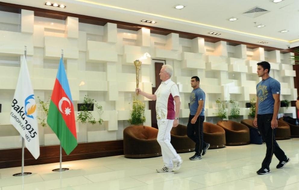 Baku 2015 Flame departs for Opening Ceremony