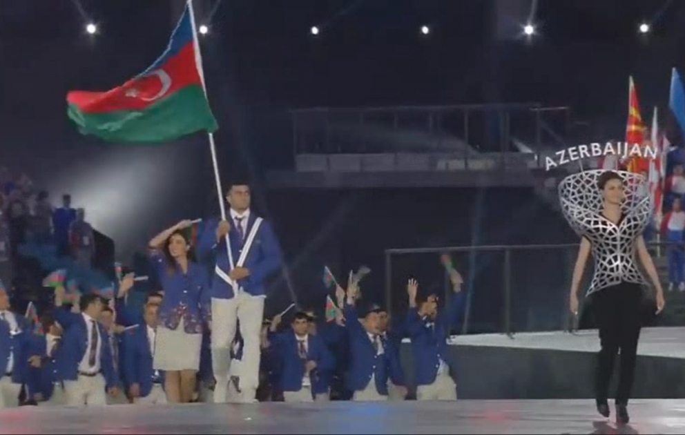 Azərbaycanı təmsil edən 291 idmançı Olimpiya Stadionunda - Möhtəşəm anlar