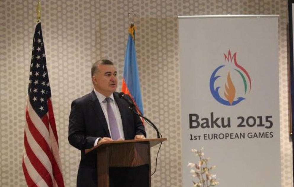 Birinci Avropa Oyunlarının açılış mərasimi münasibətilə Vaşinqtonda tədbir keçirilib