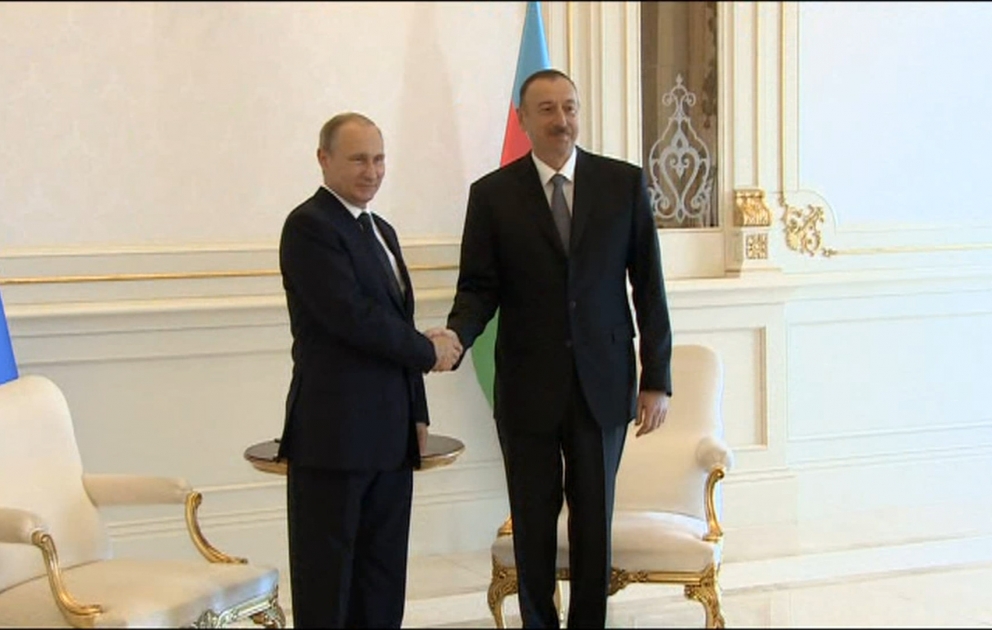 Azərbaycan Prezidenti İlham Əliyevin və Rusiya Prezidenti Vladimir Putinin görüşü