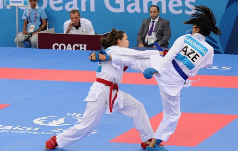 İlahə Qasımova və Niyazi Əliyev birinci Avropa Oyunlarının karate yarışlarında bürünc medal qazandı