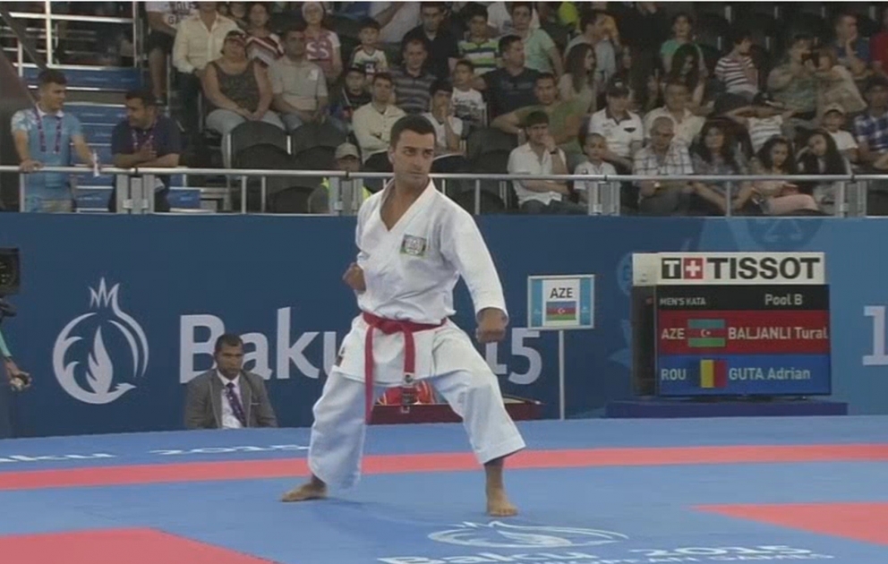 “Bakı-2015”-də karatenin kumite növü üzrə yarışlarda Azərbaycanın dörd idmançısı mübarizə aparır