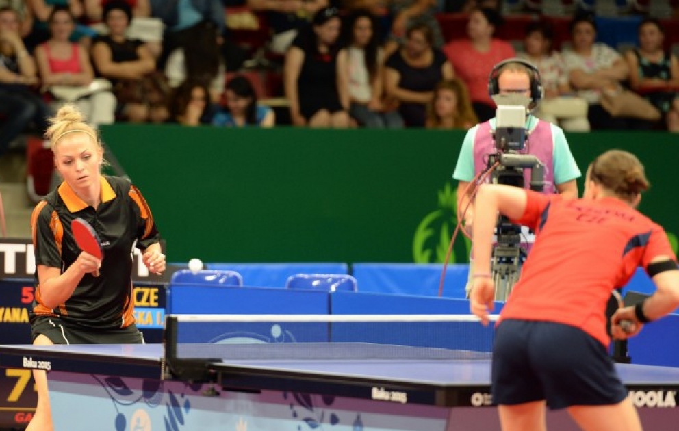 Stolüstü tennis yarışlarında qaliblər müəyyənləşir