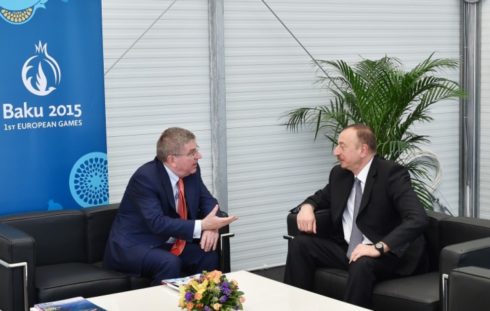 President Ilham Aliyev met with President of the International Olympic Committee Thomas Bach