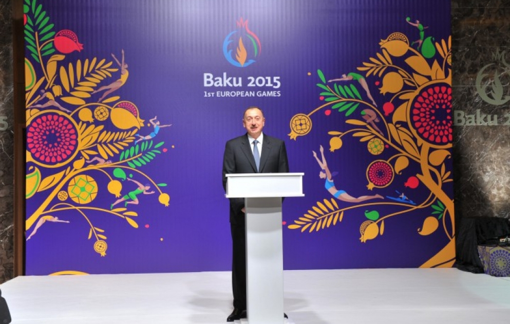 A reception was hosted for members of the Olympic family on the occasion of the First European Games