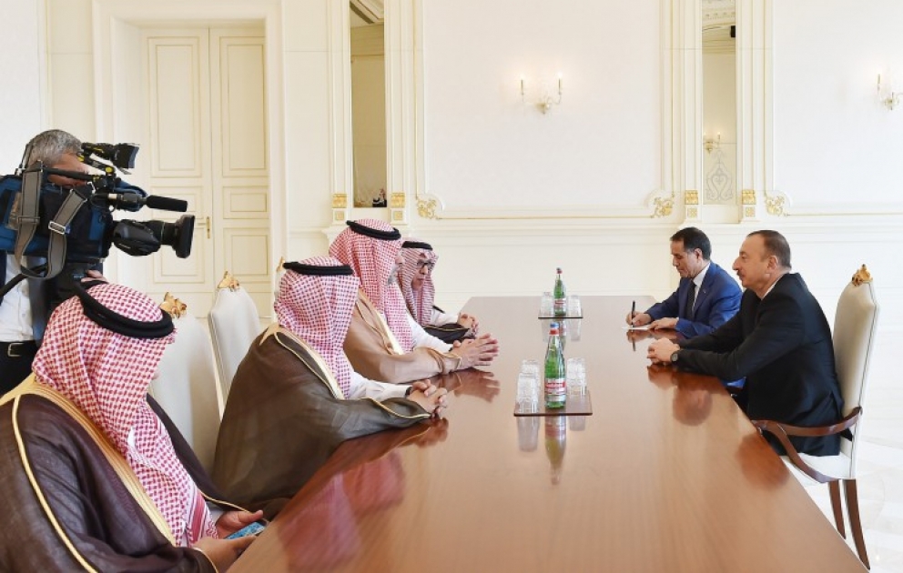 President Ilham Aliyev received the president of the Islamic Solidarity Sports Federation