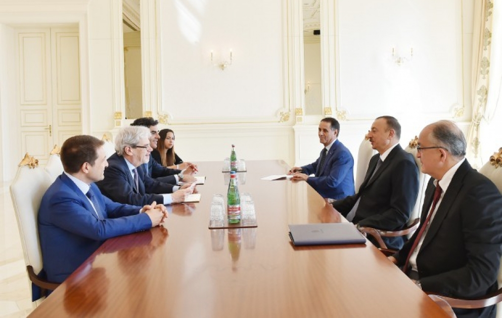 Le président Ilham Aliyev a reçu le vice-Premier ministre italien