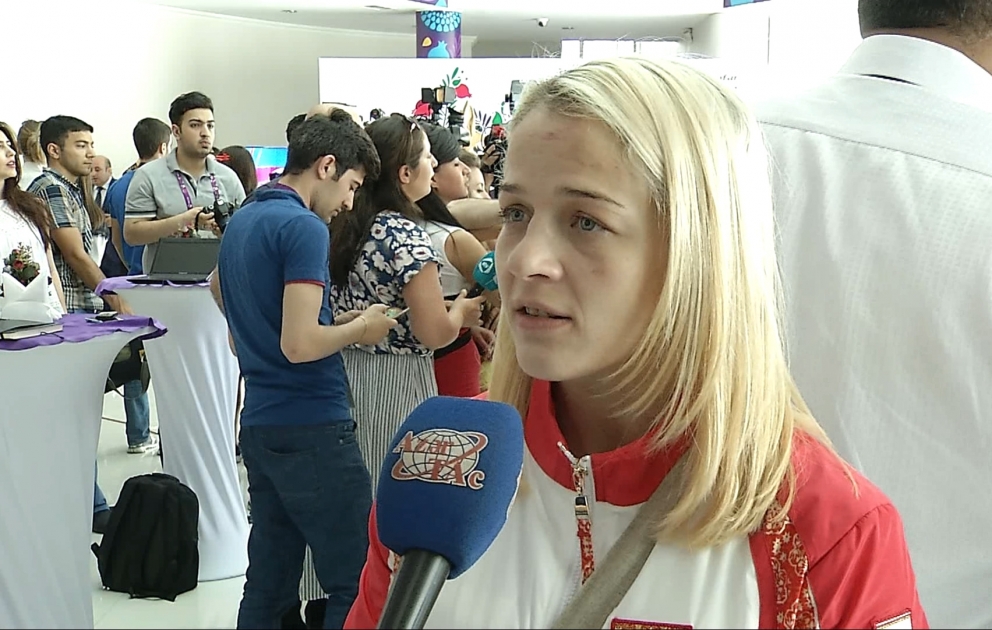 Mariya Stadnik : Avropa Oyunlarında qızıl medal aldığıma görə, fəxr edirəm