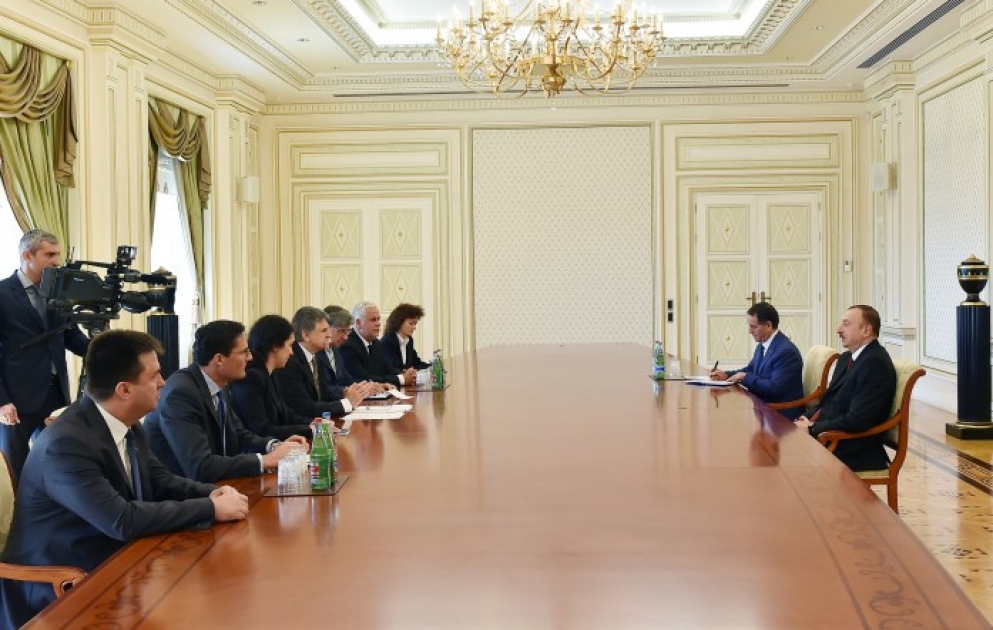 President Ilham Aliyev received a delegation led by the Speaker of the National Assembly of Hungary