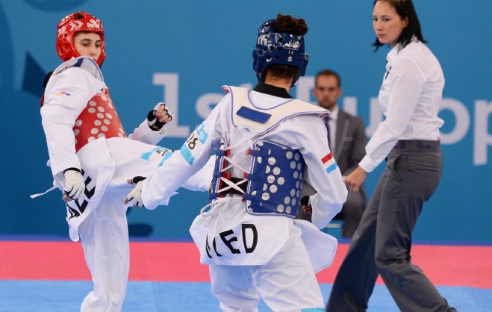 Azərbaycanın qadın taekvondoçusu yarımfinala yüksəlib