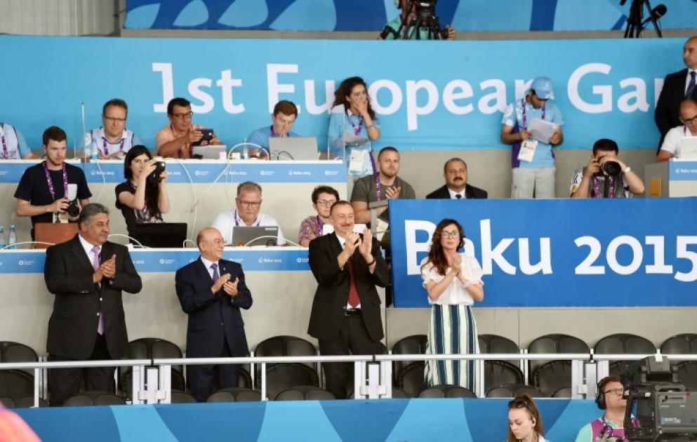 Le président azerbaïdjanais Ilham Aliyev a assisté au combat d’Aykhan Taguizade pour la finale