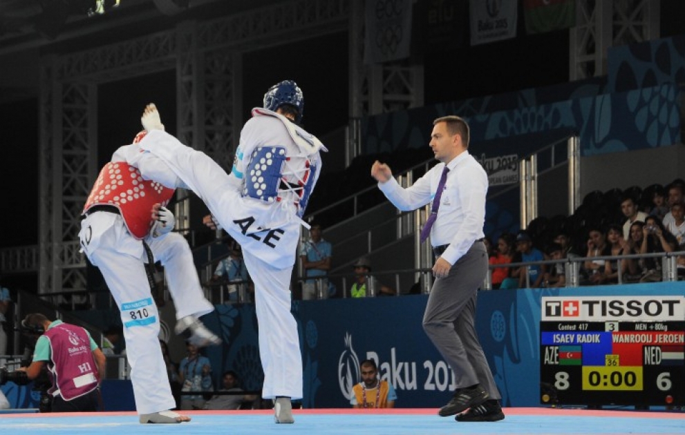 Azərbaycan taekvondoçusu Radik İsayev finaldadır
