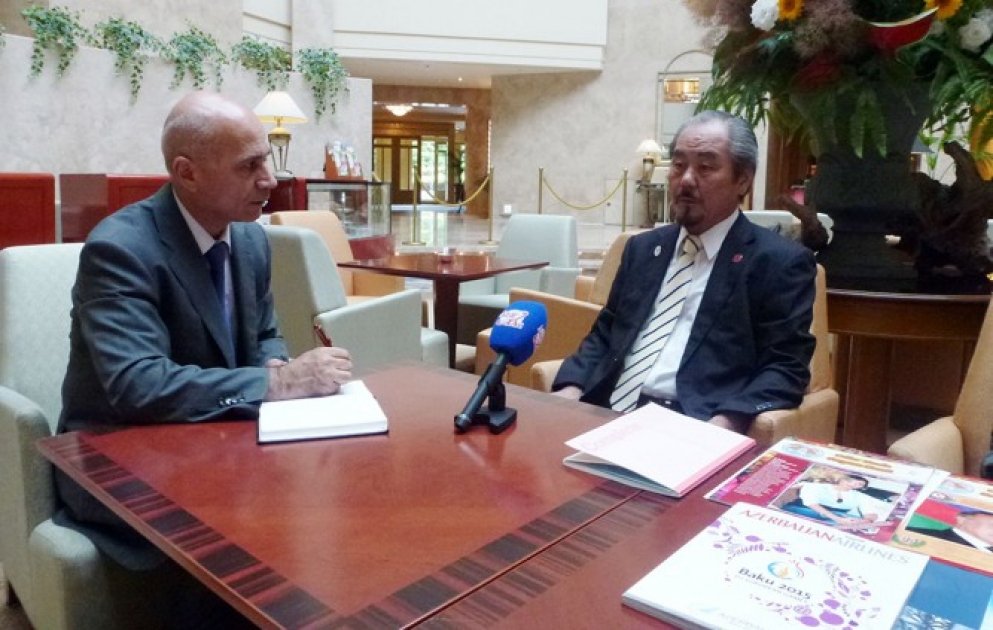 Dünya və Yaponiya Koşiki Karate-do Federasiyalarının prezidenti AZƏRTAC-a ilk Avropa Oyunlarından danışıb