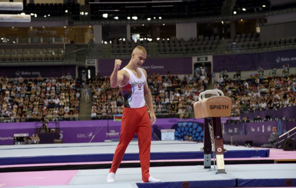 Azərbaycanlı atlet idman gimnastikası yarışlarında gümüş medal qazanıb