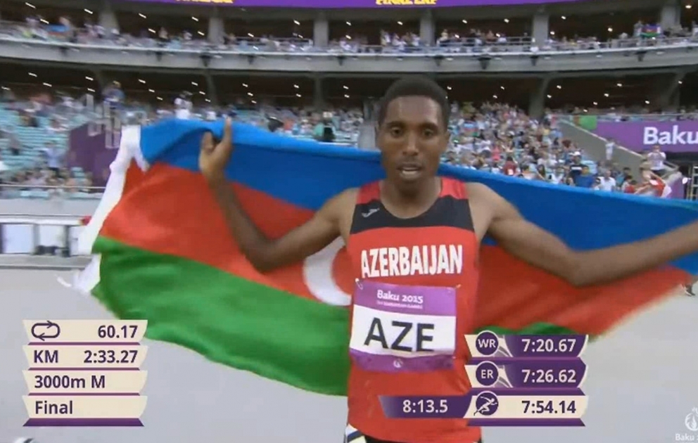 Atletimiz Hayle İbrahimov finiş xəttini yenə də birinci keçib