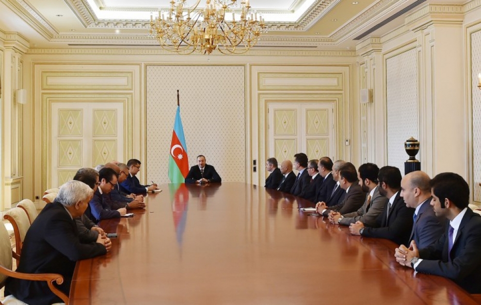 Le président de la République reçoit les ambassadeurs des pays musulmans en Azerbaïdjan à l’occasion du mois saint de Ramadan