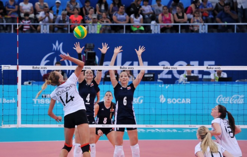 Voleybolçularımız ikinci setdə də Niderland yığmasına qalib gəliblər