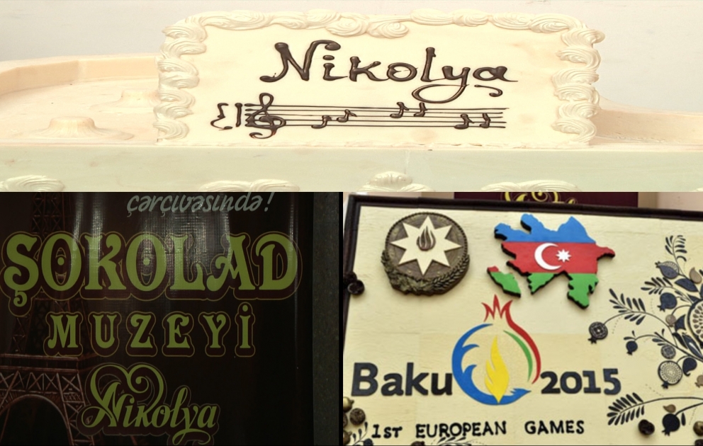 Chocolate tableu in Baku may be in Guiness Records