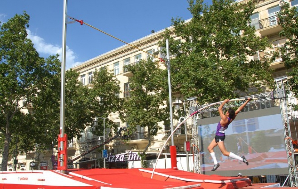 Unikale Sportwettkämpfe im Zentrum von Baku