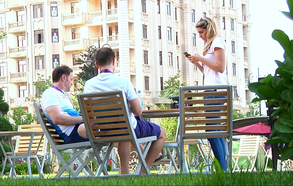 One day in the Athletes Village