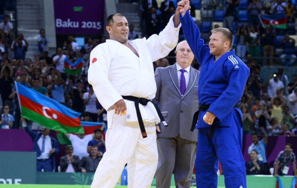 Les principaux moments du match de judoka azerbaïdjanais Ilham Zekiyev, médaillé d’or des premiers Jeux Européens