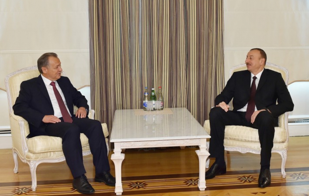 Entretien du président azerbaïdjanais Ilham Aliyev avec le président du parlement liechtensteinois Albert Frick
