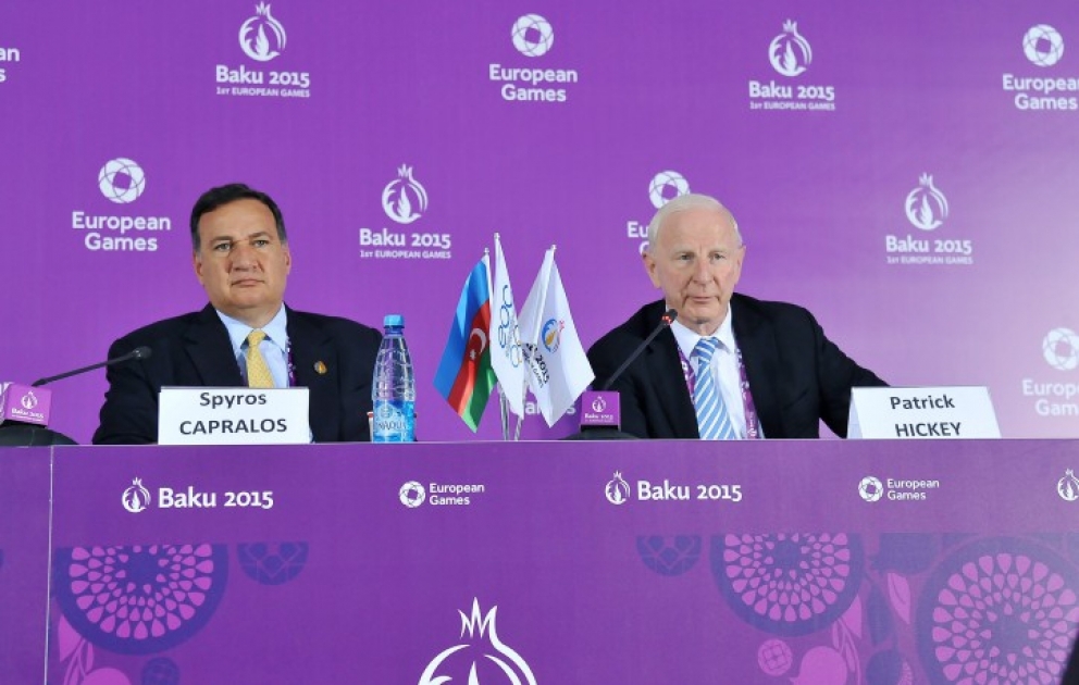 Patrick Hickey : Si j'écris un mémoire, j'y consacrerai un chapitre à l'Azerbaïdjan et aux premiers Jeux Européens