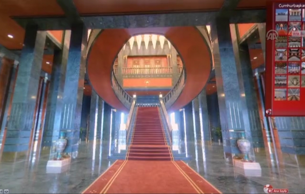 Visite virtuelle du palais présidentiel turc
