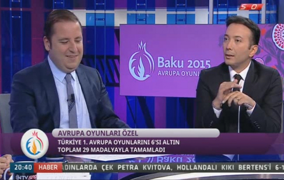 Турецкий телеканал "NTV spor" рассказал о Европейских играх