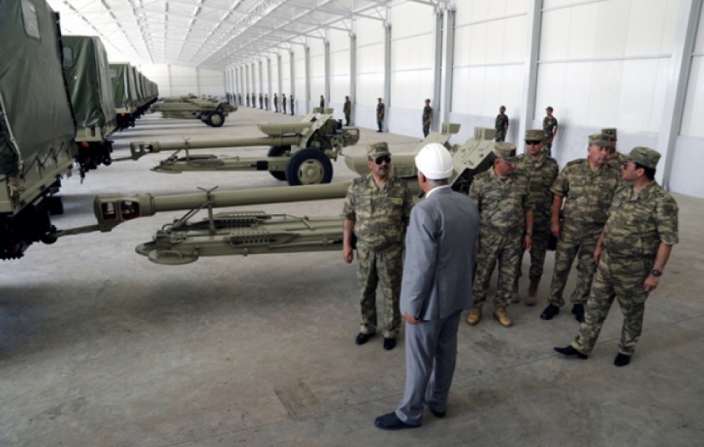 Cəbhə bölgəsində yeni tikilən daha bir hərbi hissə istifadəyə verilib