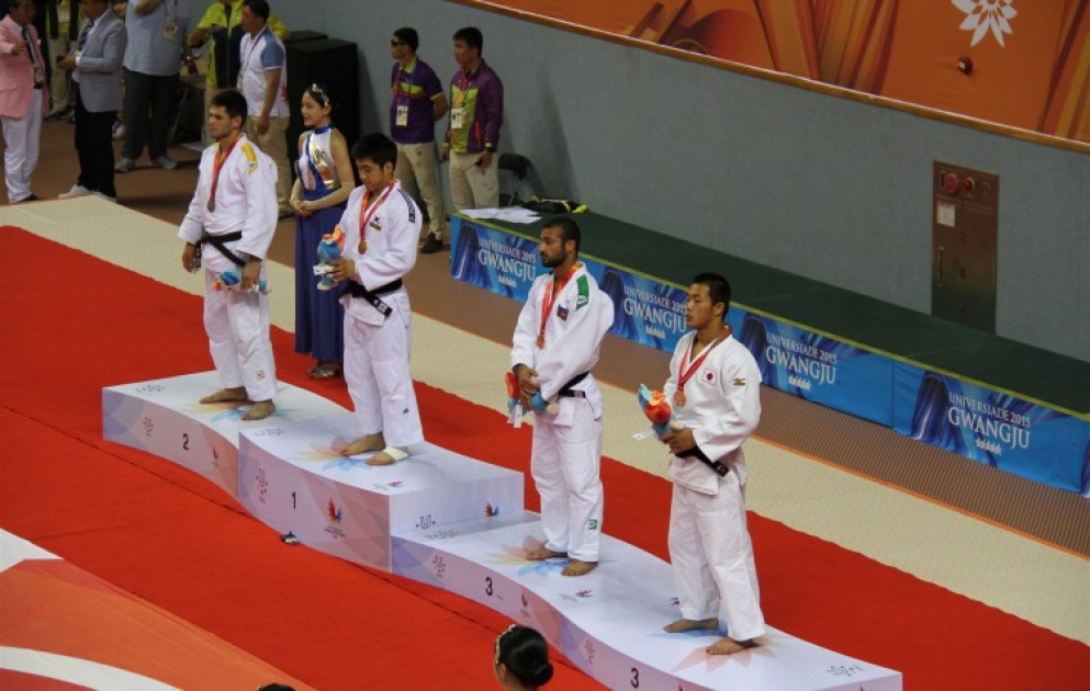Aserbaidschanischer Judoka Hussein Rahimli holt Bronze bei der 28. Sommer-Universiade der Studenten