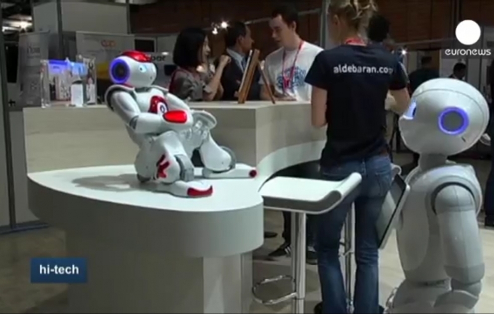 Выставка роботов в Лионе