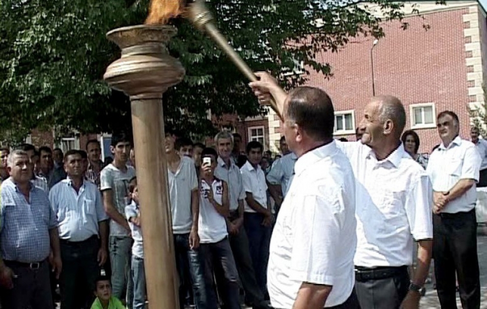 Göyçayda iki kəndin əhalisi təbii qazla təmin olunub