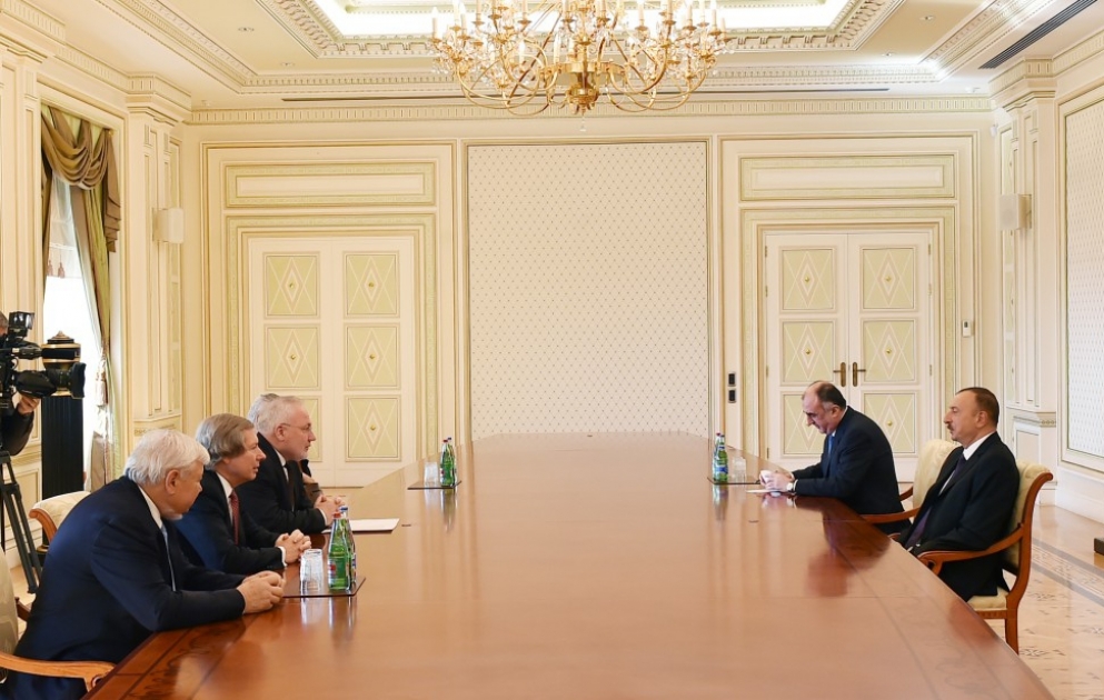 President Ilham Aliyev received OSCE Minsk Group co-chairs
