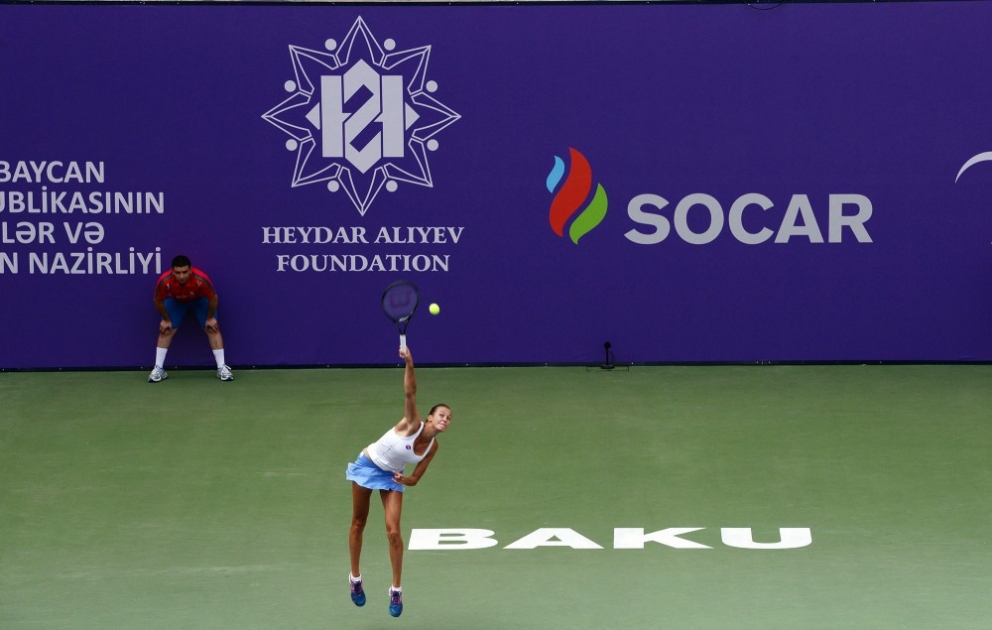 Le tournoi international de tennis de Bakou se poursuit