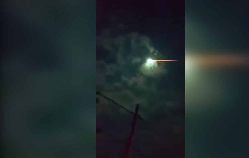 People in Argentina shocked by falling meteor