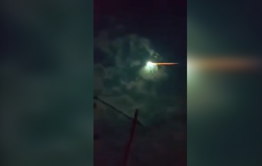 Argentinien ist durch das fallende Meteor alarmiert