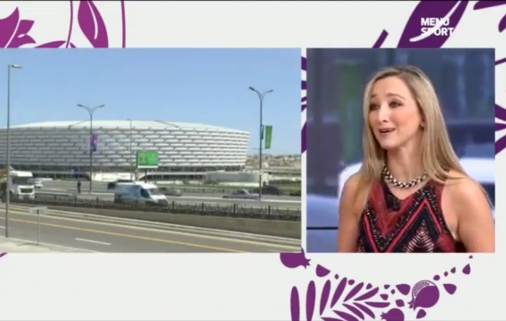 Fransa televiziyasında ilk Avropa Oyunlarından söhbət açıldı, Azərbaycan himni səsləndi