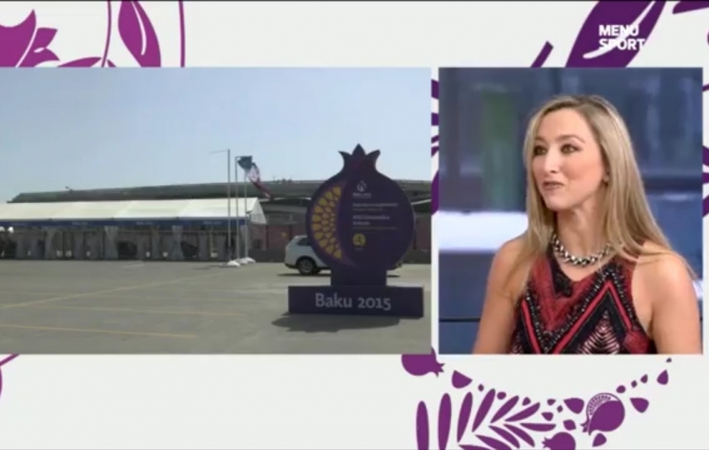French TV speaks about inaugural European Games, anthem of Azerbaijan sounded