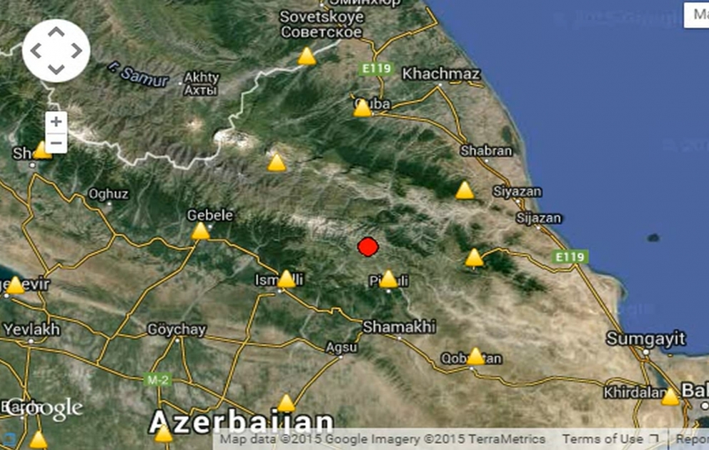 İsmayıllıda zəlzələ olub
