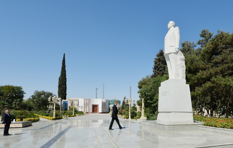 Azərbaycan Prezidenti İlham Əliyev Cəlilabad rayonuna səfərə gəlib
