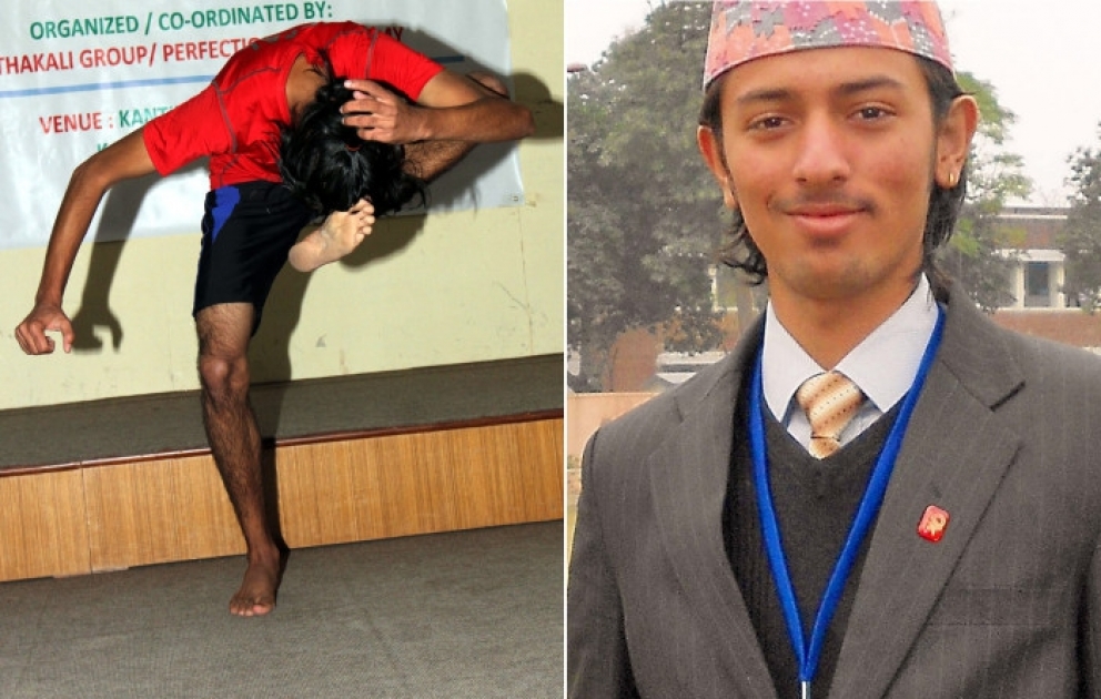 Man kicks himself in the face 134 times to set painful world record