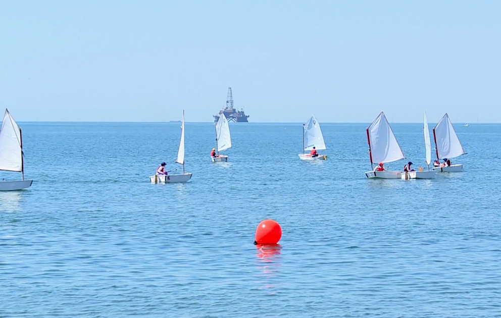 Sailing sport now in Baku
