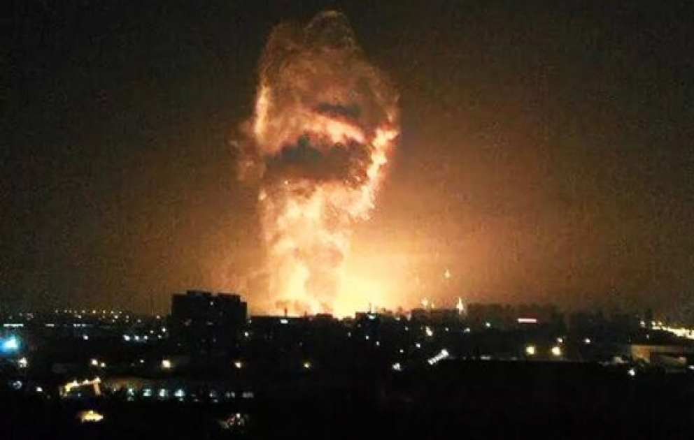 После взрывов Китай заволокло токсичными газами