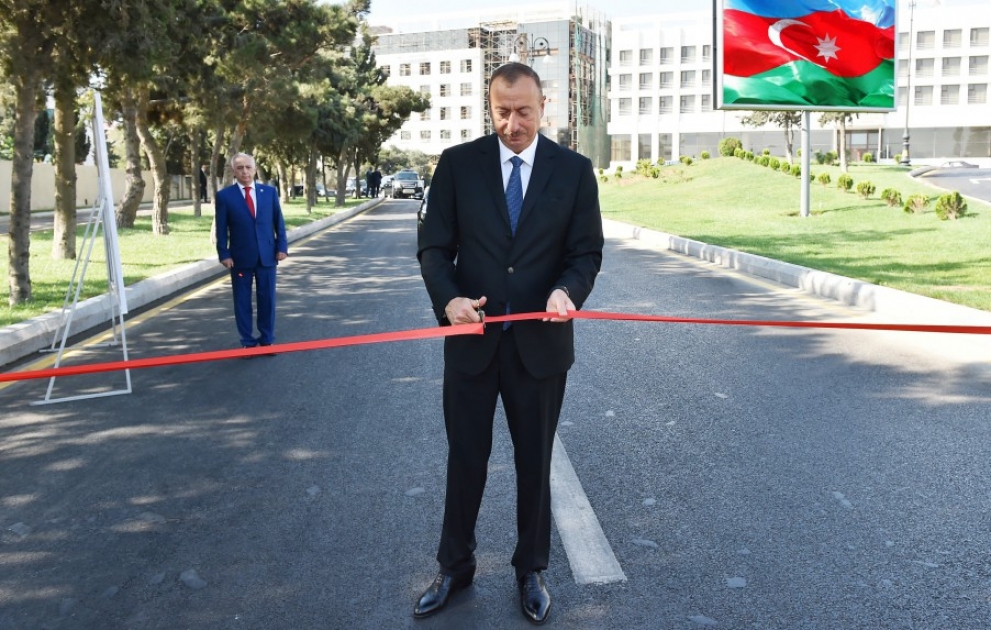 Pishavary-, Dschavadkhan-und Hussein Seyidzadehstraßen in Baku sind nach Rekonstruktionsarbeiten erneut zur Nutzung überlassen