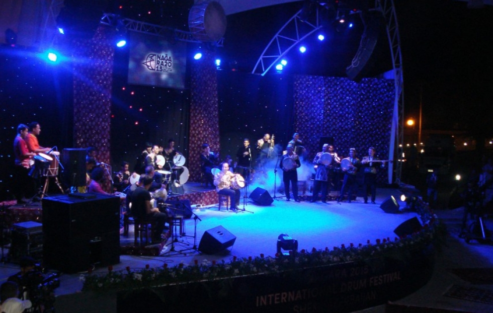 Quelques moments intéressants du festival international des instruments de percussion «Naghara-2015»