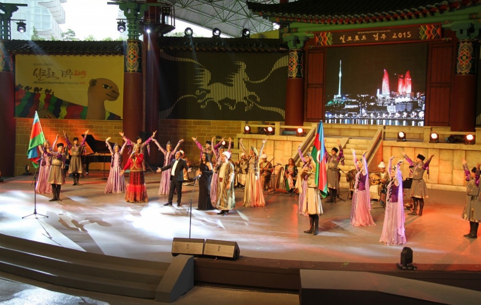 Qyonqcu İpək Yolu mədəniyyət festivalı çərçivəsində “Azərbaycan günü” keçirilib