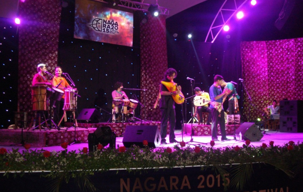 “Nağara-2015” festivalında İranın “Lian” musiqi qrupunun çıxışı maraqla qarşılanıb